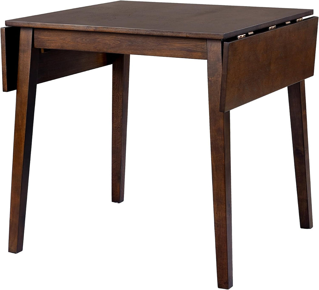 Merax Wooden 29'- 45' Extendable Rectangular Dining Table with Drop Leaf,Space Saving, Easy Assemble Brown