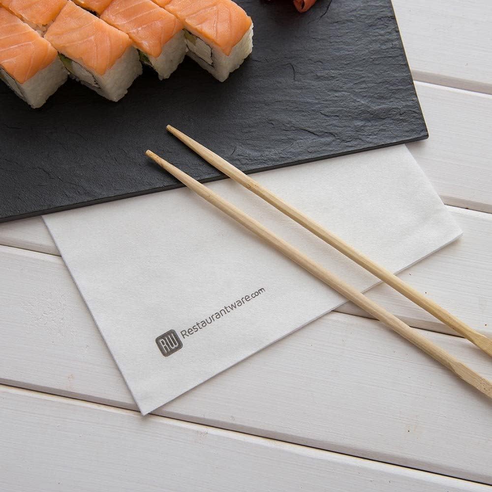 Restaurantware Luxenap 15.8 x 15.8 Inch Linen-Feel Napkins 600 airlaid Disposable Napkins - Sustainable Durable White Paper Square Paper Napkins For All Kinds Of Events