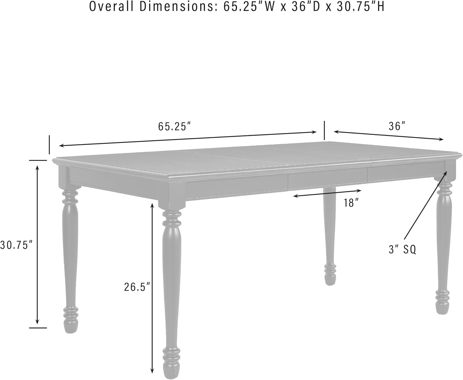 Crosley Furniture Shelby Traditional Wood Dining Room Table, Kitchen Tables, Dark Cherry