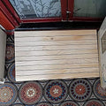 Portable Wooden Dog Ramps for Cars, Non-Slip Wheelchair Access, Door Threshold Curb Ramp for Easy Mobility with Walkers, Scooters & Bikes