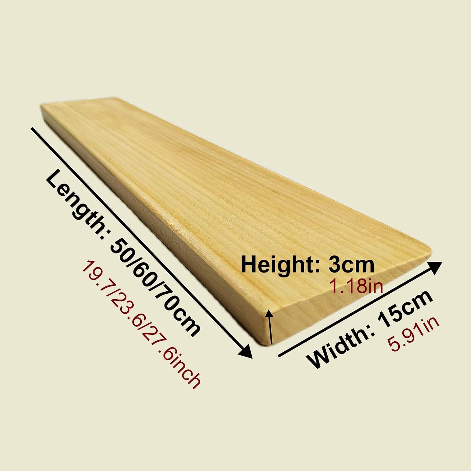 Ramp for Wheelchair for Home Steps Indoor Wooden Threshold Ramp for Front Door Portable Entry Steps Slope Ramp for Doorways Yard for Floor-Sweeping Robot (Size : 70x15x3cm)