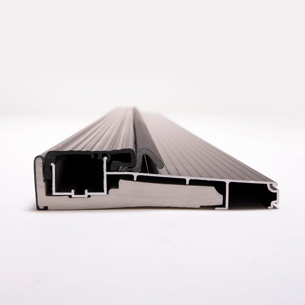 Heavy-Duty Aluminum Outswing Door Threshold, 5-5/8' Width, Black – Weatherproof, Energy-Efficient, Easy to Install – Commercial & Residential – 36', 48', 72' Sizes (36 inch)