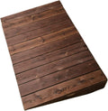 JYDQM Wheelchair Ramp Portable 550 Lbs Capacity Threshold Ramp Wood, 60/90cm Width Wheelchairs Ramps for Steps Stairs Curbs Doorways, Non-Skid Surface Rv Driveway Ramp(Size:90x50x10cm (35.4x19.7x4))