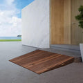 Door Threshold Ramp Interior Exterior, Portable Non Slip Wood Step Ramp/Doorway Wheelchair Ramp 3/4/ 5/6/ 8 Inch Rise, for Scooter Bike Access Home (Size : 60x40x8cm (23.6x15.7x3))