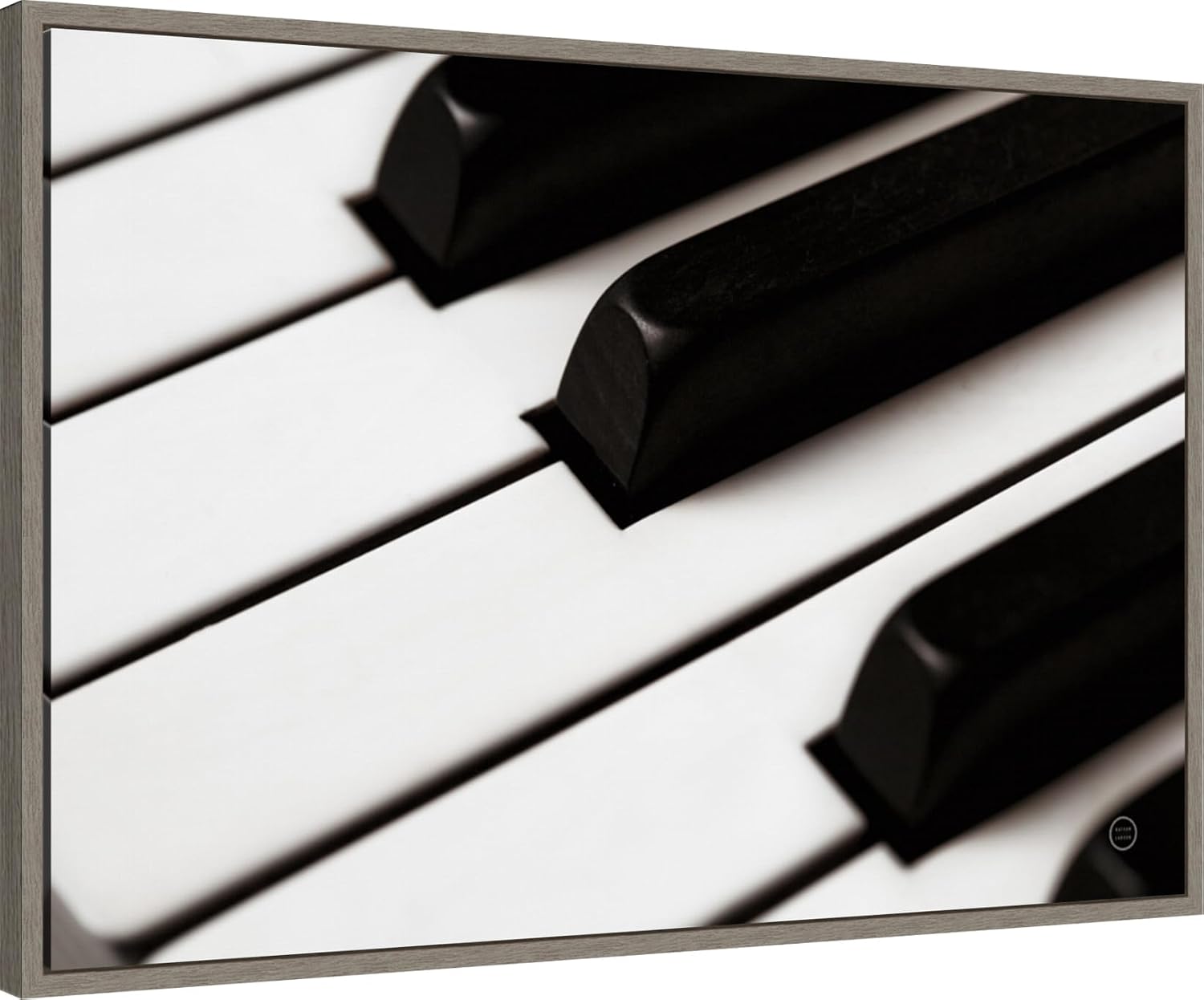 Amanti Art Framed Canvas Wall Art 23x33 Piano Lounge IV by Nathan Larson, Framed Wall Art Canvas, Music Artwork, Country Rustic Decor, Large Poster Painting for Living Room, Bedroom, Bathroom,