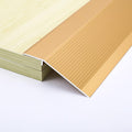 4 Inch Wide Transition Strip Wood to Tile, Smooth Transition Aluminum Alloy Threshold Strips for Doorways, Door, Carpet Trim, Cuttable& Can Customize (Color : Gold)