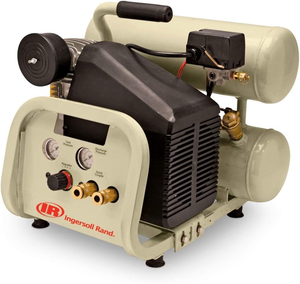 Ingersoll-Rand Twin-Stack P1IU-A9 2 HP 4 Gallon Portable Air Compressor 42672949