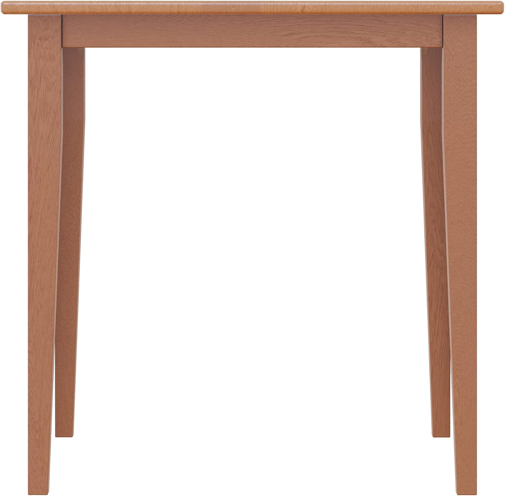 Winsome Groveland Wooden Square Dining Table, 29' in Light Oak, Practical & Elegant Table for Eating, Study, Work, Sturdy Furniture for Kitchen, Dining Room, Office, Entryway