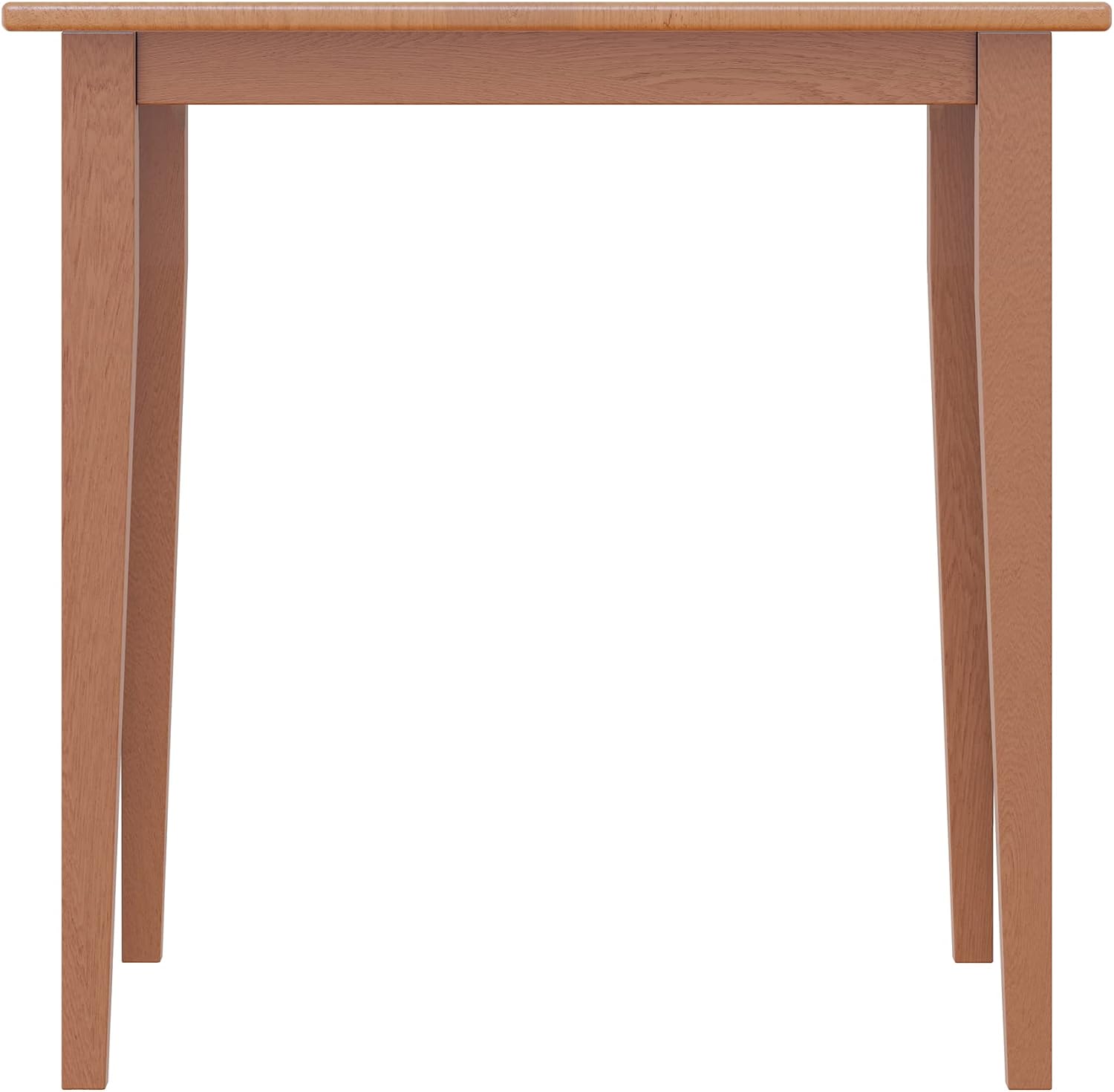 Winsome Groveland Wooden Square Dining Table, 29' in Light Oak, Practical & Elegant Table for Eating, Study, Work, Sturdy Furniture for Kitchen, Dining Room, Office, Entryway