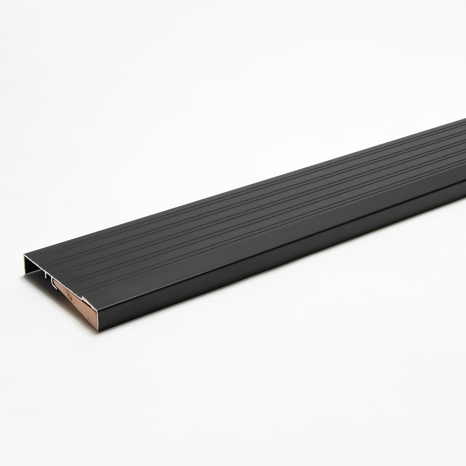 Premium Inswing Threshold with Exterior Long Cover Aluminum Sill with Wood Insert for Sealing Gap Under/Replacement Under Threshold Different Sizes Available. (72 inch Large Gap)