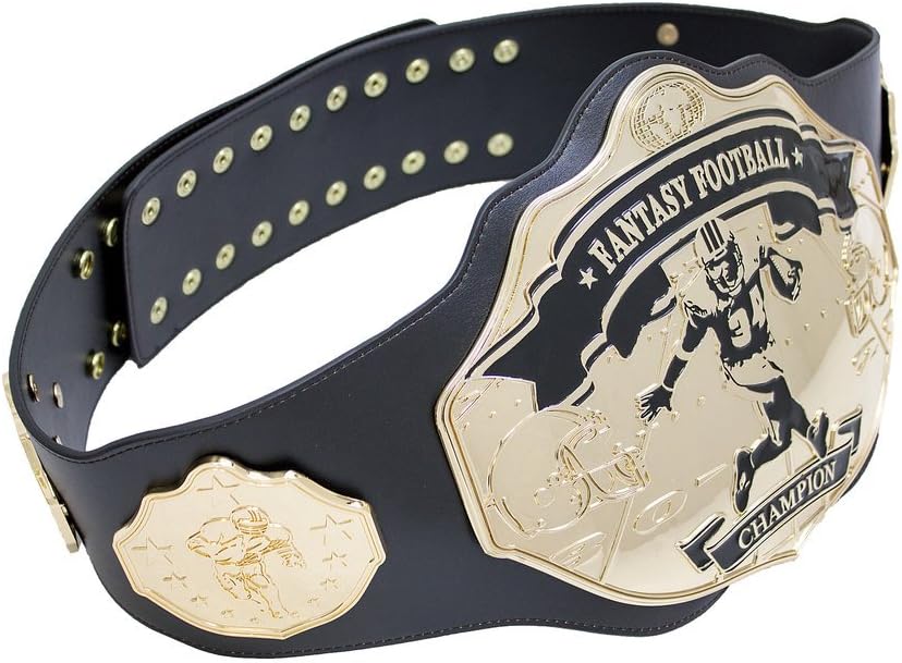 Undisputed Belts Fantasy Football Championship Belt Trophy Prize High-step