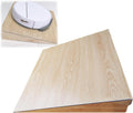 Wooden Wheelchair Ramp Rise Threshold Ramps for Doorways Portable Transition Ramps for Garage Patio Porch Shed(48 * 50 * 10cm/19 * 20 * 3.9in)