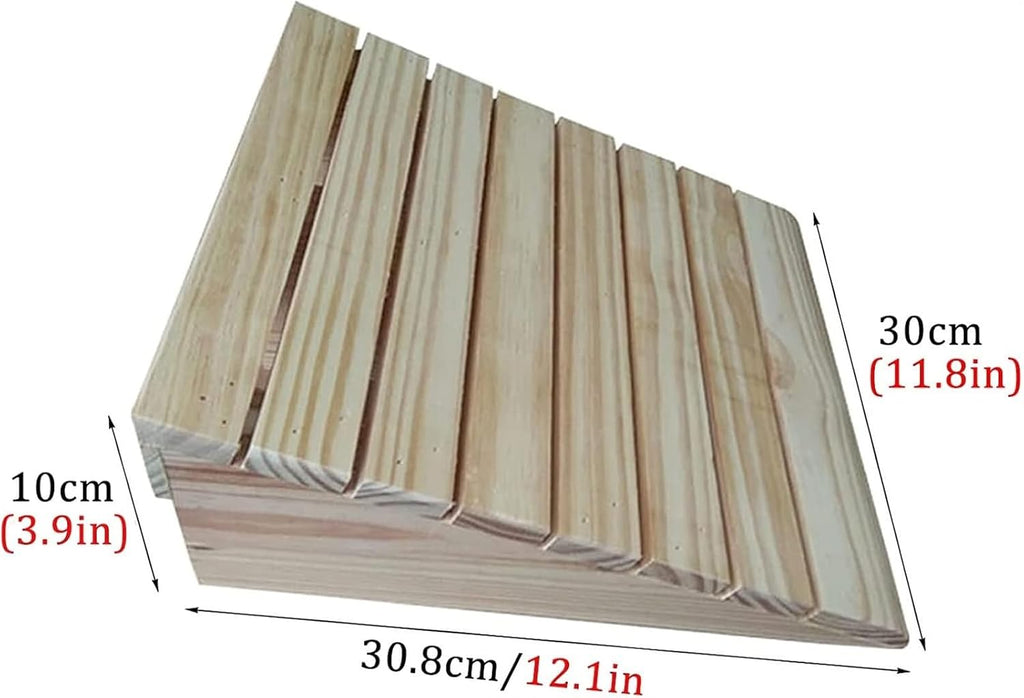 Ramps Threshold Ramp, Portable Doorways Threshold Ramps, Front Door/Yard Sill Step Ramp with Anti-Skid, 8/10/12/15/18cm Rise, 600lbs Sidewalk Curb Ramp,Wooden