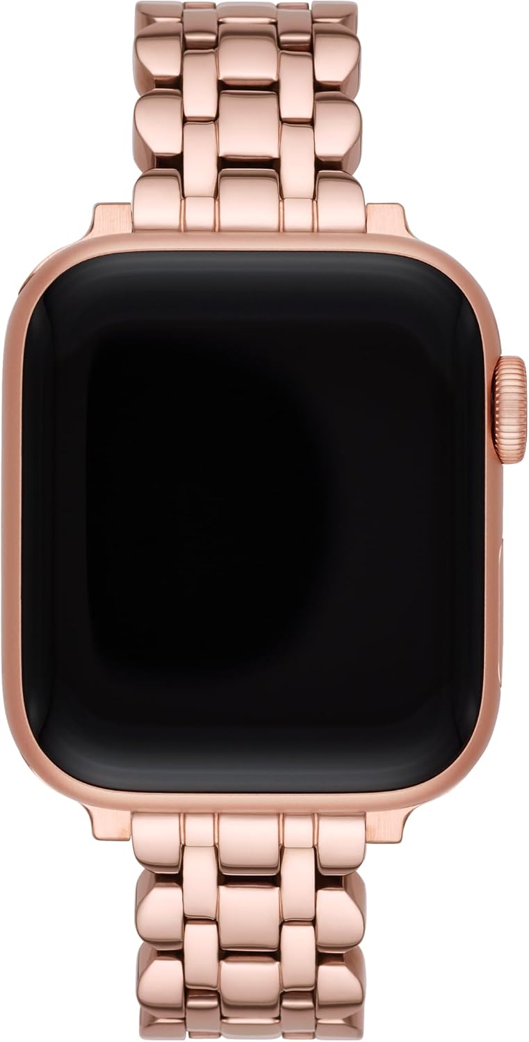 kate spade new york Designer Interchangeable Stainless Steel Band Compatible with Your 38/40/41mm Apple Watch Series 9/8/7/6/5/4/3/2/1/SE