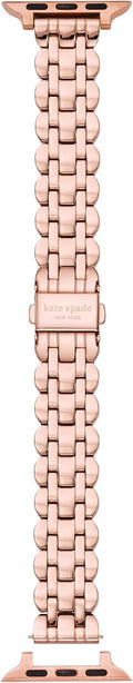 kate spade new york Designer Interchangeable Stainless Steel Band Compatible with Your 38/40/41mm Apple Watch Series 9/8/7/6/5/4/3/2/1/SE