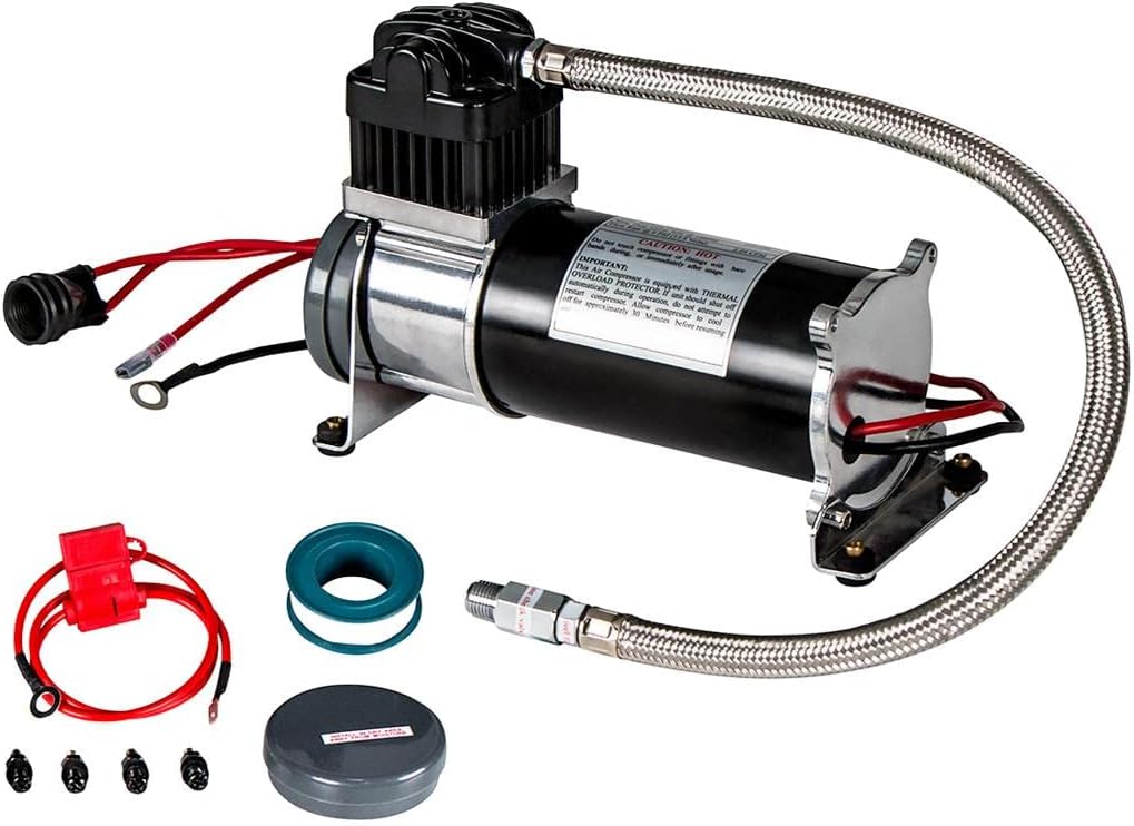 United Pacific 46156 Air Horn Compressor, 12V, 140 PSI, Heavy Duty