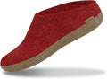 Glerups 100% quality wool mix Slipper with leather sole - Unisex Slip-on