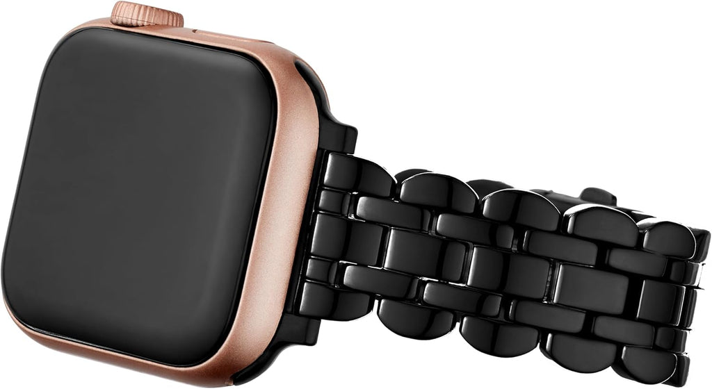 kate spade new york Designer Interchangeable Stainless Steel Band Compatible with Your 38/40/41mm Apple Watch Series 9/8/7/6/5/4/3/2/1/SE