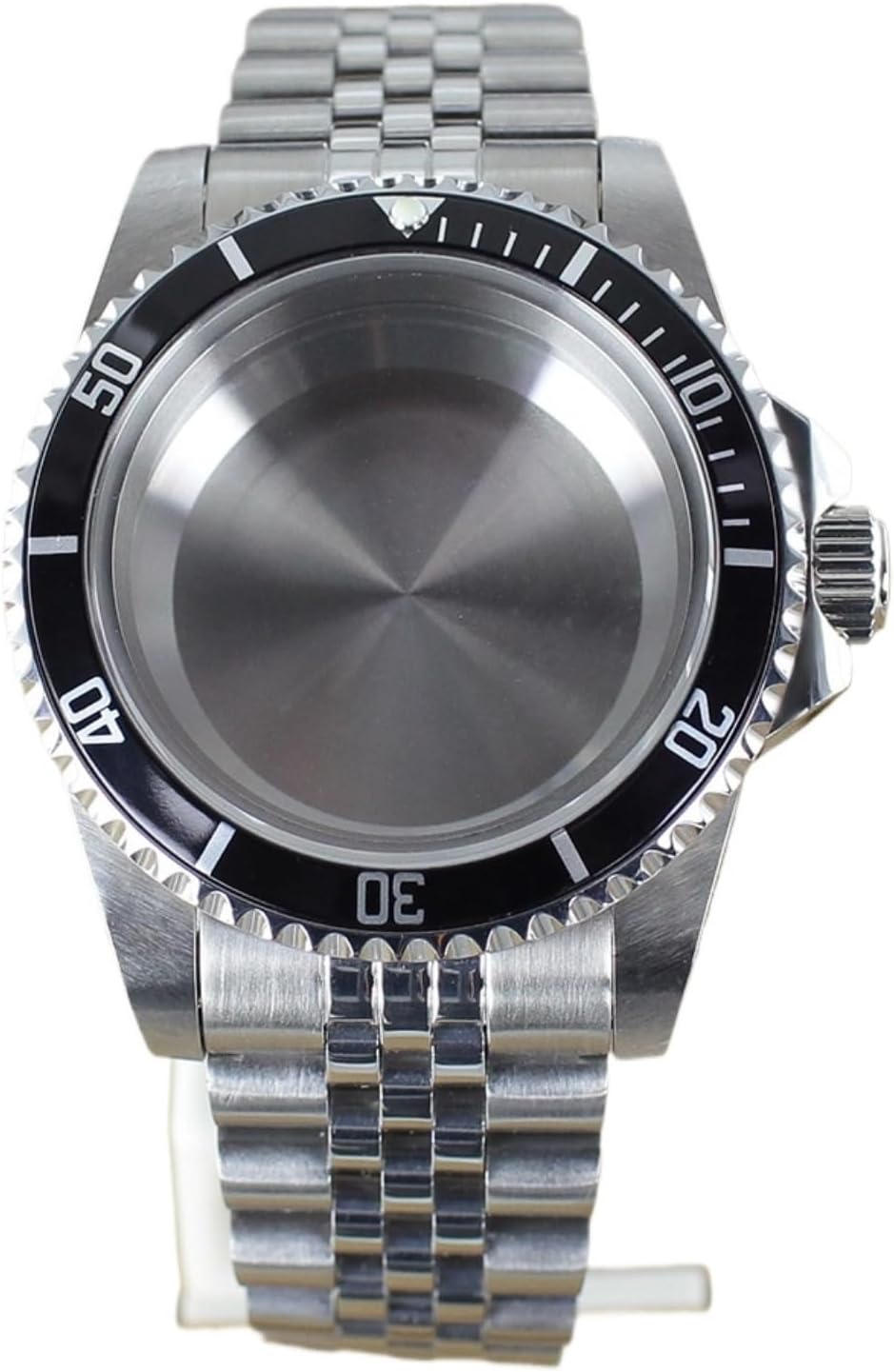 38MM Watch Cases Sapphire Glass Compatible For NH35 NH36 4R36 NH38 NH70 Uni-directional Bezel Watch Accessories