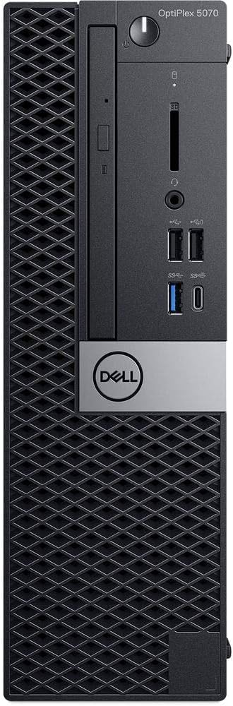 Dell Optiplex 5070 SFF Desktop PC, Core i7-9700, 8GB DDR4, 256GB SSD, USB WiFi, USB BT, Keyboard & Mouse, Windows 11 Pro (Renewed)