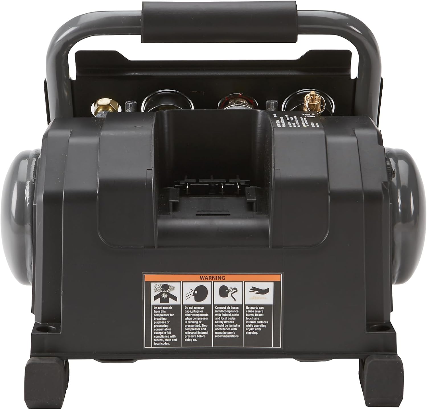 Klutch Portable Air Compressor, KLiQ 20V, 1 Gallon, 115 PSI, Cordless, Bare Tool
