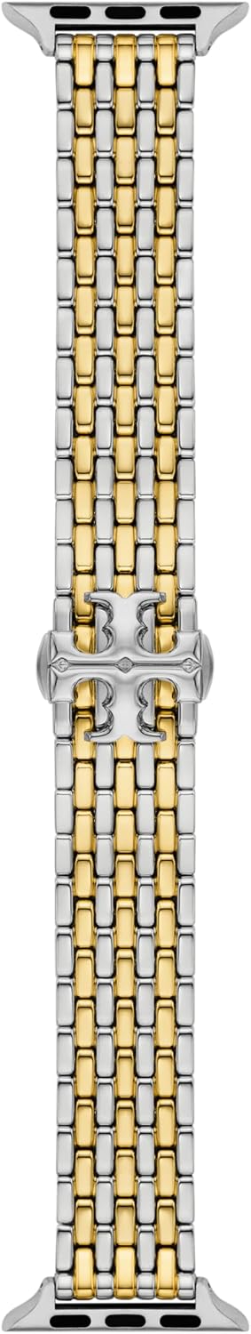 Tory Burch Women's Eleanor 38/40/41/42mm and 42/44/45/46mm Stainless Steel Band for Apple Watch®