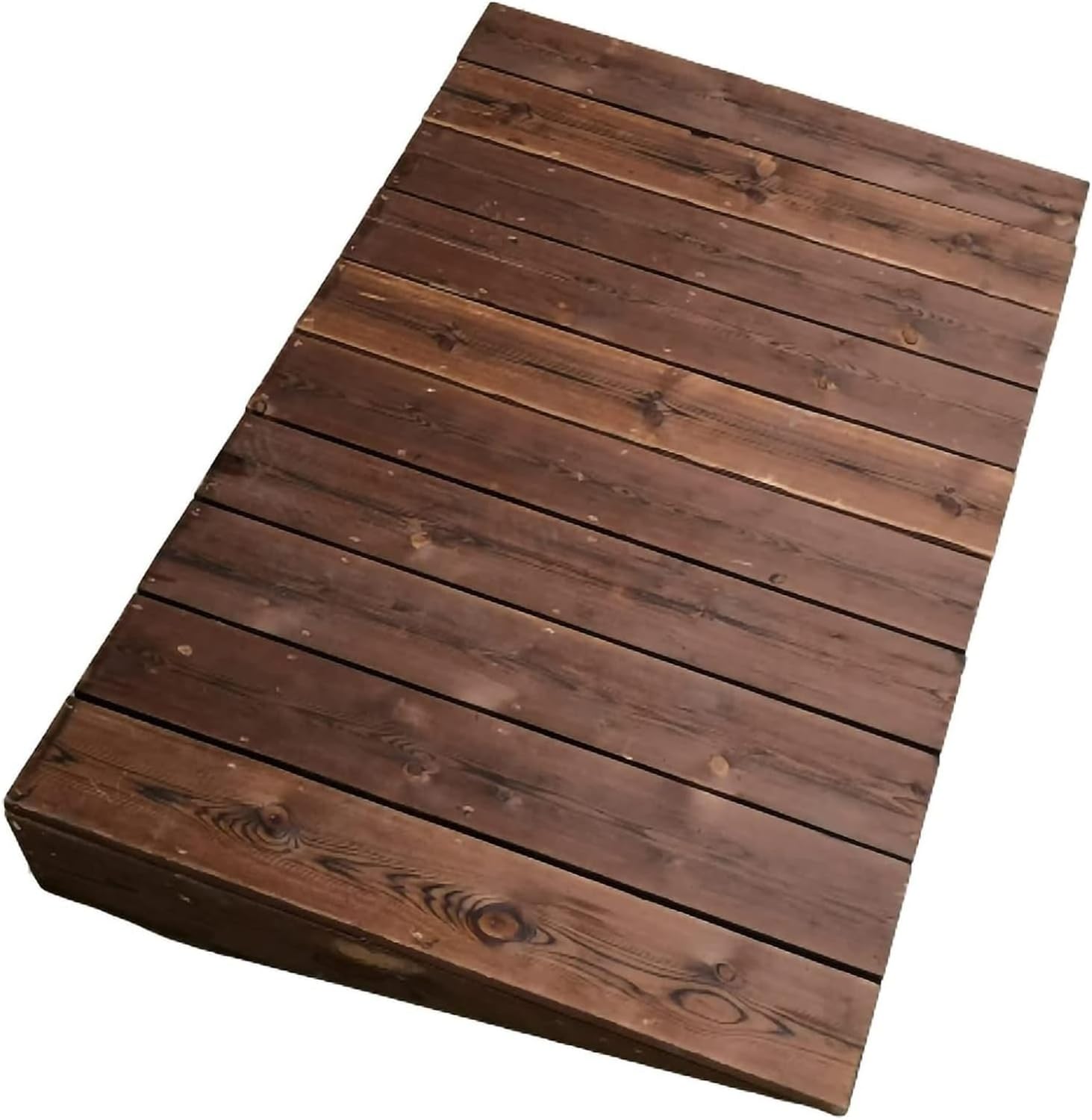 Threshold Ramp Wheelchair Ramp Wooden Threshold Ramp Portable Scooter Ramp for Home Door Steps Kerb Ramps Handicap Ramps Non-Slip Roadside Slope Anti-Slip (Size : 60x100x30cm)