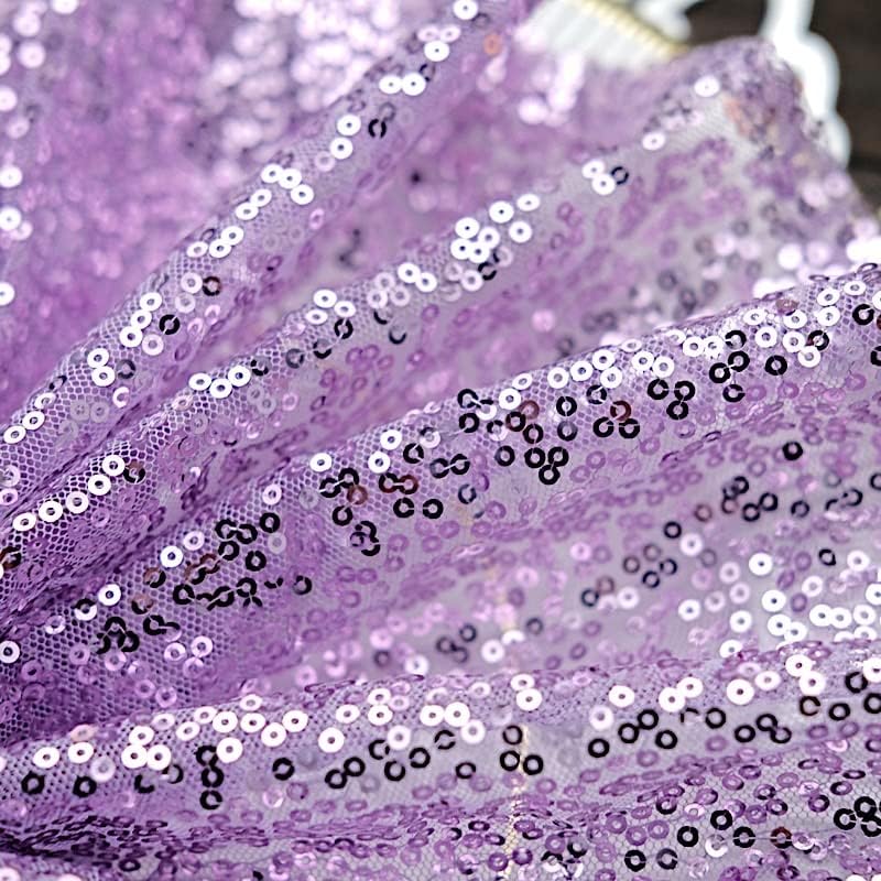 50 pcs 20-Inch Lavender Sequins Napkins - for Wedding Party Restaurant Holiday Dinner
