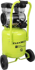 Flexzilla Portable Air Compressor with Quiet Technology, 2 HP, 10 Gallon, Industrial Grade Pump - CB20100F