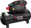4 Gallon Portable Air Compressor, 0.5HP Motor 0.6SCFM@90 PSI,1.0SCFM@40PSl Max 110PSI Oil Free Air Compressor Tank, Garage Air Compressors for Car Repair, Spray Painting, Woodwork Nailing