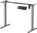 ErGear Electric Stand up Desk Frame,4 Memory Height Settings Height Adjustable Table Legs, Sit Stand Desk Frame Up to 47.2' , Ergonomic Standing Desk Base Workstation, Grey Frame Only