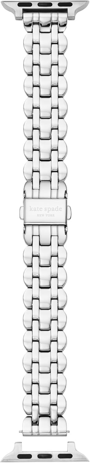 kate spade new york Designer Interchangeable Stainless Steel Band Compatible with Your 38/40/41mm Apple Watch Series 9/8/7/6/5/4/3/2/1/SE