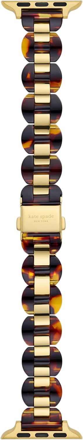 kate spade new york Designer Interchangeable Stainless Steel Band Compatible with Your 38/40/41mm Apple Watch Series 9/8/7/6/5/4/3/2/1/SE