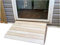 Generic 2'' 3'' 4'' 5'' 6'' Rise Wheelchair Ramps for Transition Doorways,Driveways,Steps,Garages, Portable Mobile Solid Wood Home Threshold Ramps(38.8x35x14cm/15.2x13.8x5.5in)