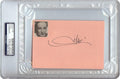Marlene Dietrich Signed Autographed 4X6 Index Card 1967 Vintage Auto PSA/DNA