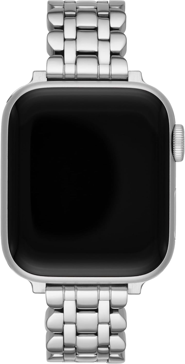 kate spade new york Designer Interchangeable Stainless Steel Band Compatible with Your 38/40/41mm Apple Watch Series 9/8/7/6/5/4/3/2/1/SE