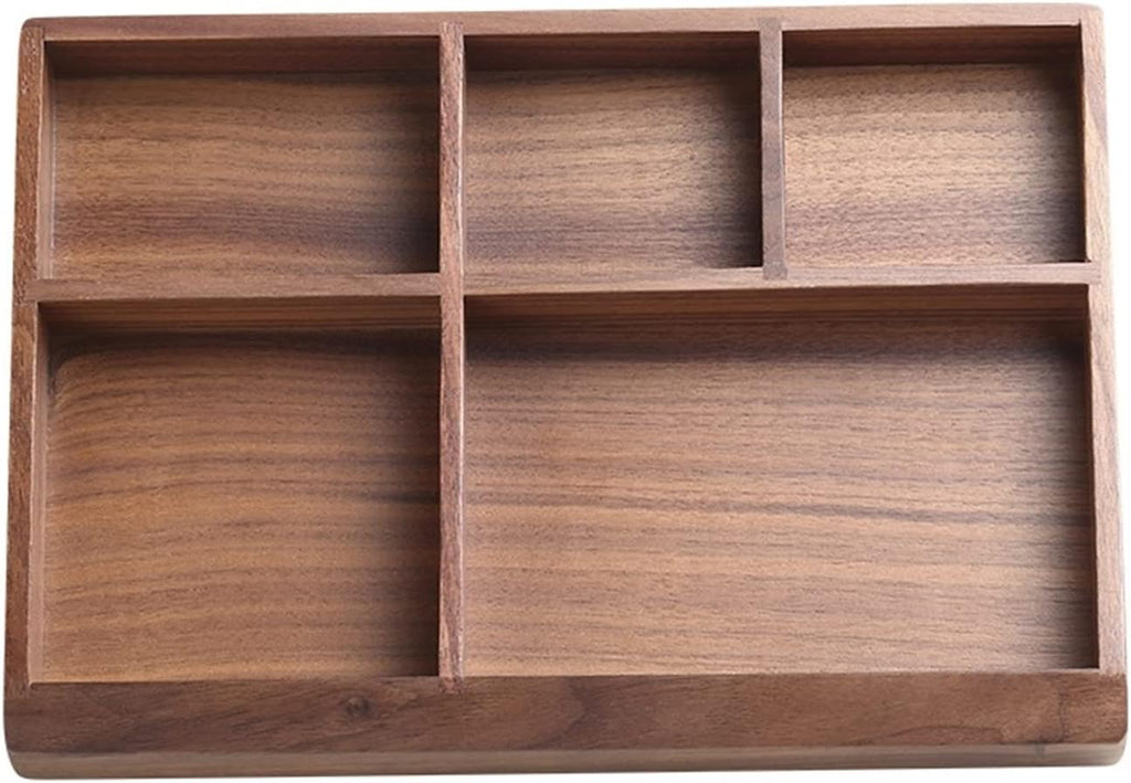 Jewelry Box Solid Wood Storage Box Coffee Table Living Room Key Home Simple Office Sundries Storage Tray Desktop Cosmetics