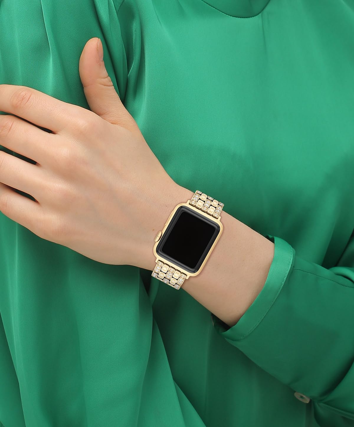 Coach Apple Watch Strap, Compatible with 38mm, 40mm, 41mm Apple Watch, Interchangeable Band, Crystal Design for a Dazzling Look, Personalize Your Style