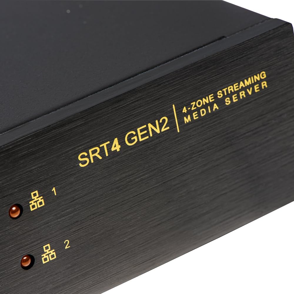 OSD Audio SRT4 GEN2 App Control 4 Zone Media Streamer, iOS or Android App, Airplay Compatible, 12V Trigger