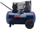 CAMPBELL HAUSFELD 30 Gallon Horizontal Air Compressor, Single Stage 3.7 HP, Portable, Heavy Duty, 135 Max PSI - Ideal Portable Air Compressor for Home Improvement Projects