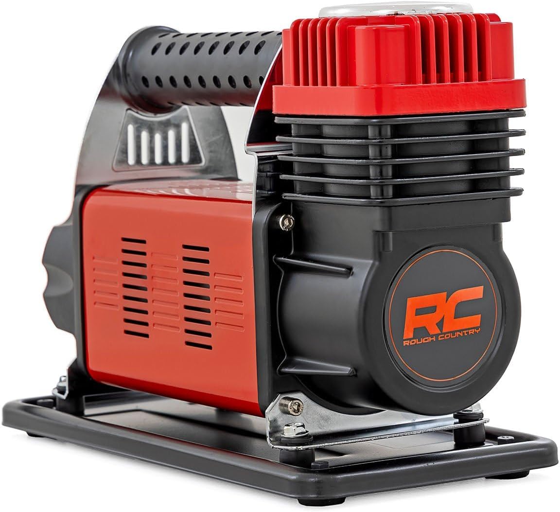 Rough Country Air Compressor w/Carrying Case | 12V | 150PSI | 5.65 CFM - RS200A