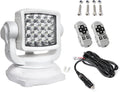 80W Led Searchlight for Boat Marine, 8000Lumens Spotlight with Wireless Remote, Magnetic Base, DT Plug Wiring Kit, Great for Rescue Restoration Offroad Lighting
