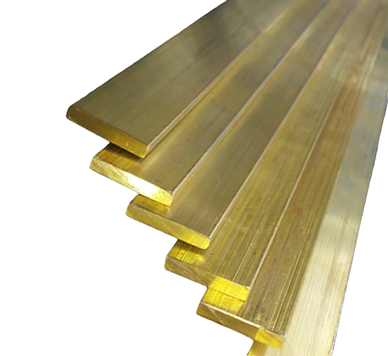 Brass Flat Bar 3mm x 25mm x 104.33 inch / 2650mm Long, 1 Pcs C360 Rectangle Square Metal Solid Brass Bars Stock for Knife Making, Craft Hobby from Bopaodao