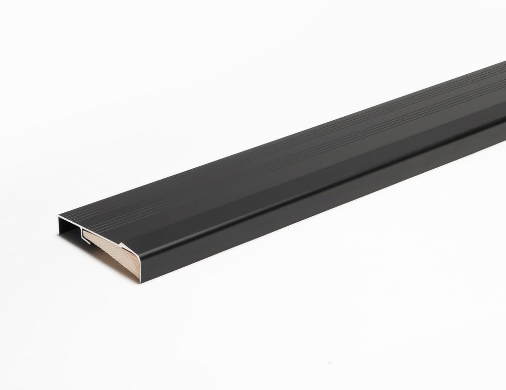 Premium Inswing Threshold with Exterior Long Cover Aluminum Sill with Wood Insert for Sealing Gap Under/Replacement Under Threshold Different Sizes Available. (72 inch Small Gap)