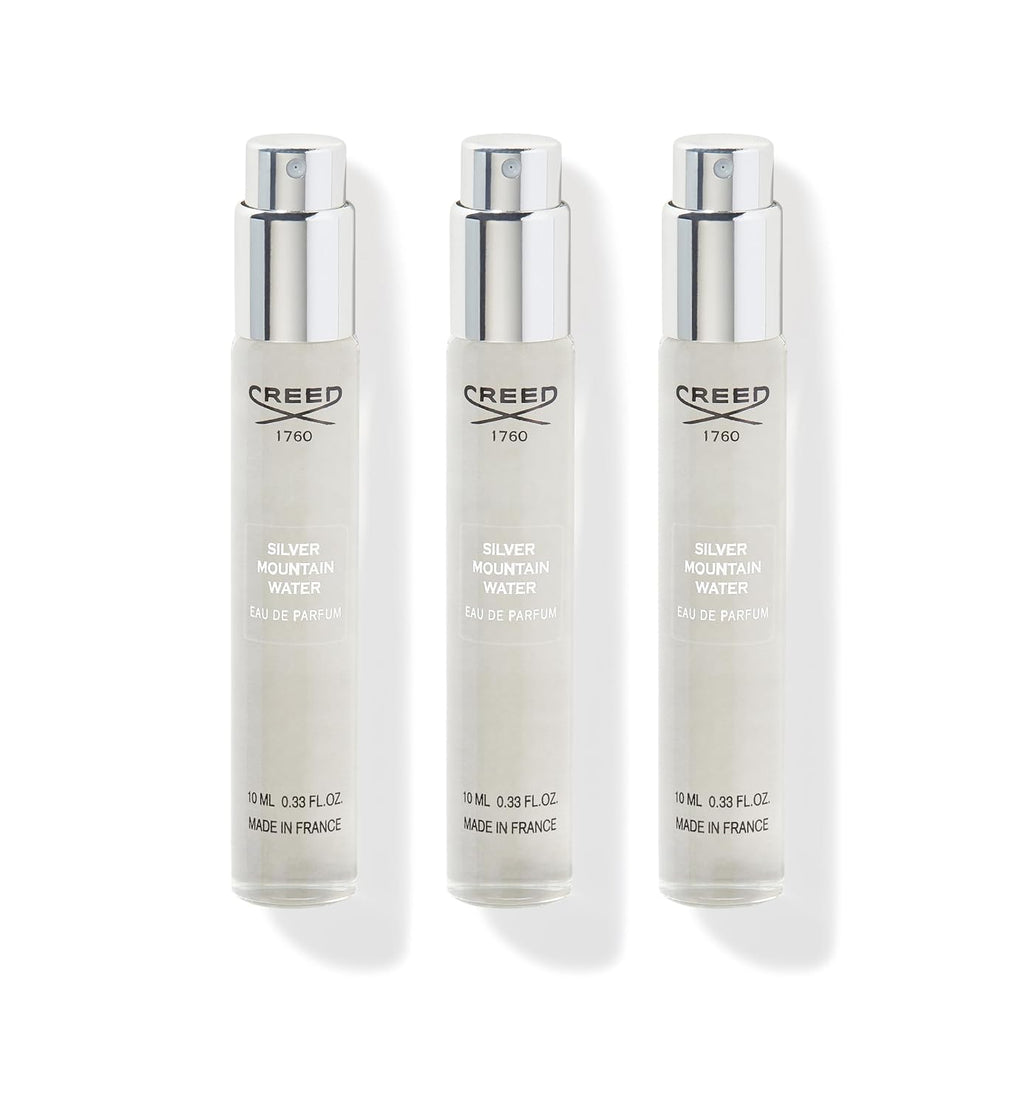 Creed Silver Mountain Water, Men's Luxury Cologne, Rich, Citrus Fragrance, 10ML x 3