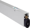 TMS Automatic Door Bottom, Heavy Duty Door Seal - Acoustic Door Sweep - Surface Mounted - Double Seal (36' - Clear Anodized Aluminum)