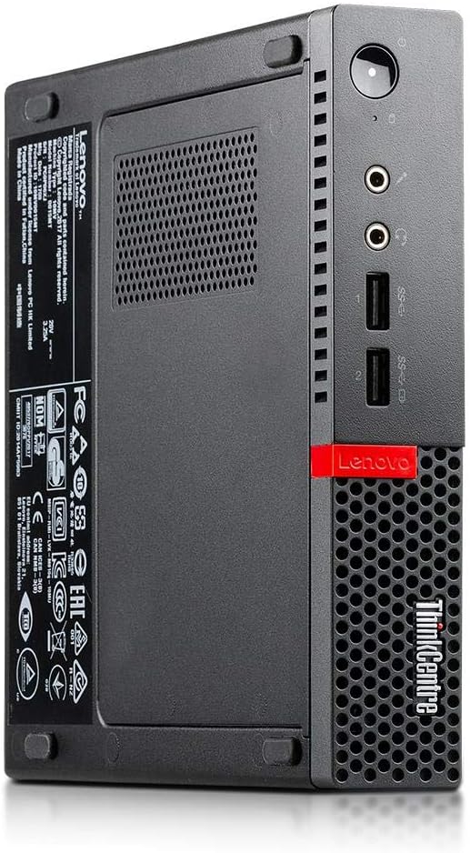 Lenovo ThinkCentre M710Q Tiny Desktop Computer, 7th Gen Intel Core i5-7400T, 16GB DDR4 RAM, 256GB SSD, DisplayPort, WiFi, BT Keyboard ＆ Mouse, Windows 11 Pro (Renewed)