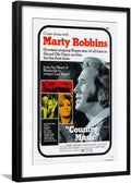 ART.COM Wall Art Print Country Music, Marty Robbins, Tammy Wynette, 1972 on Black Frame, 21' x 29'