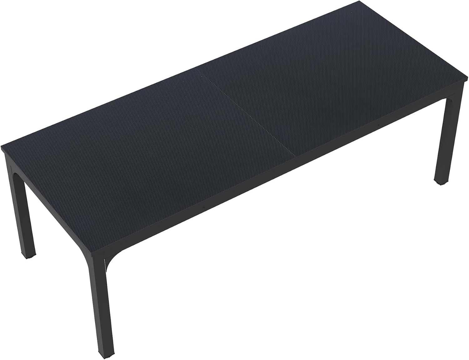 Tribesigns Black Dining Table for 6-8 Person, 78 inch Large Long Rectangle Kitchen Dinner Table for Dining Room, 78.7 x 27.5 x 29.5 Inches(Only Table)