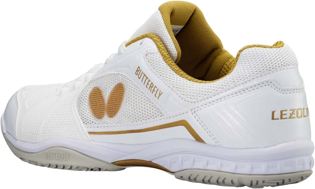 Butterfly Lezoline Rifones Shoes - Professional Table Tennis Shoe with Footwork Support, Flexibility, Shock Absorbing Cushion, Gripping Ping Pong Shoe